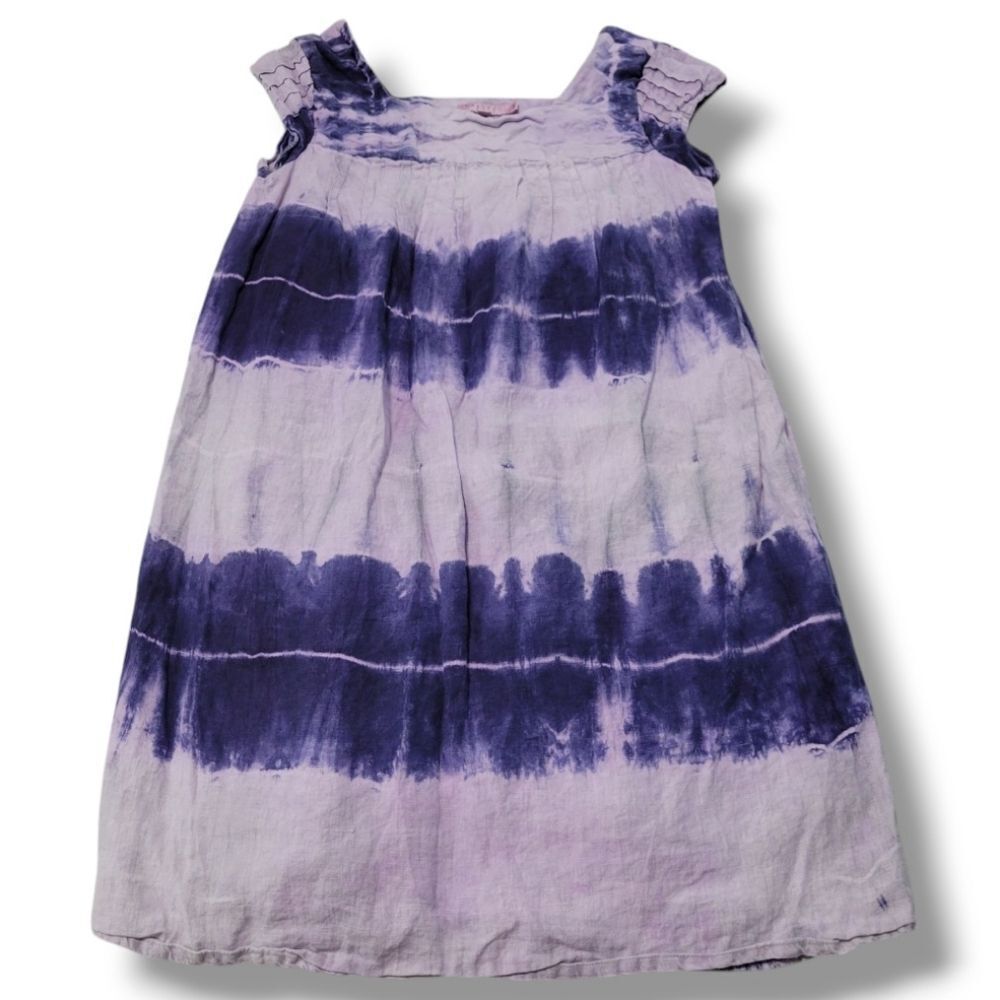 Calypso St. Barth Dress Size Small A-Line Dress Casual Dress Linen Dress Tie Dye